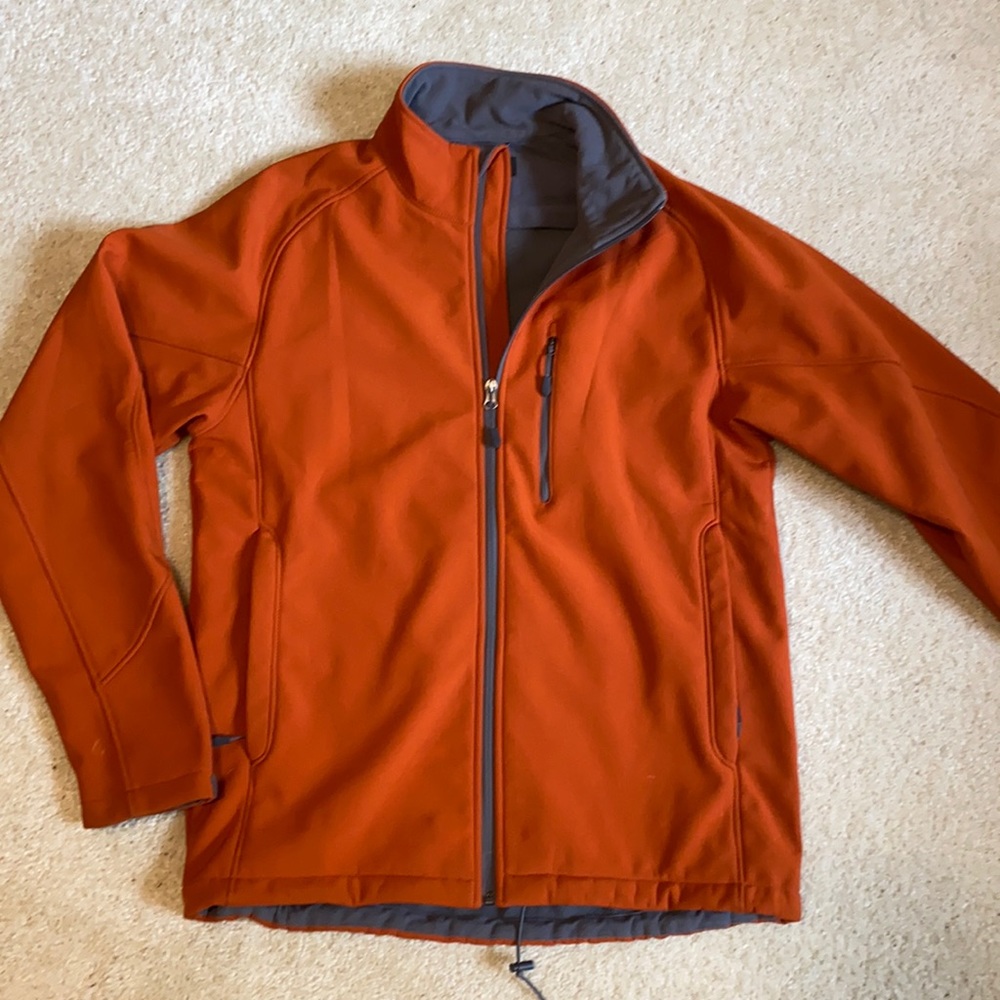 Burnt Orange Shell Jacket